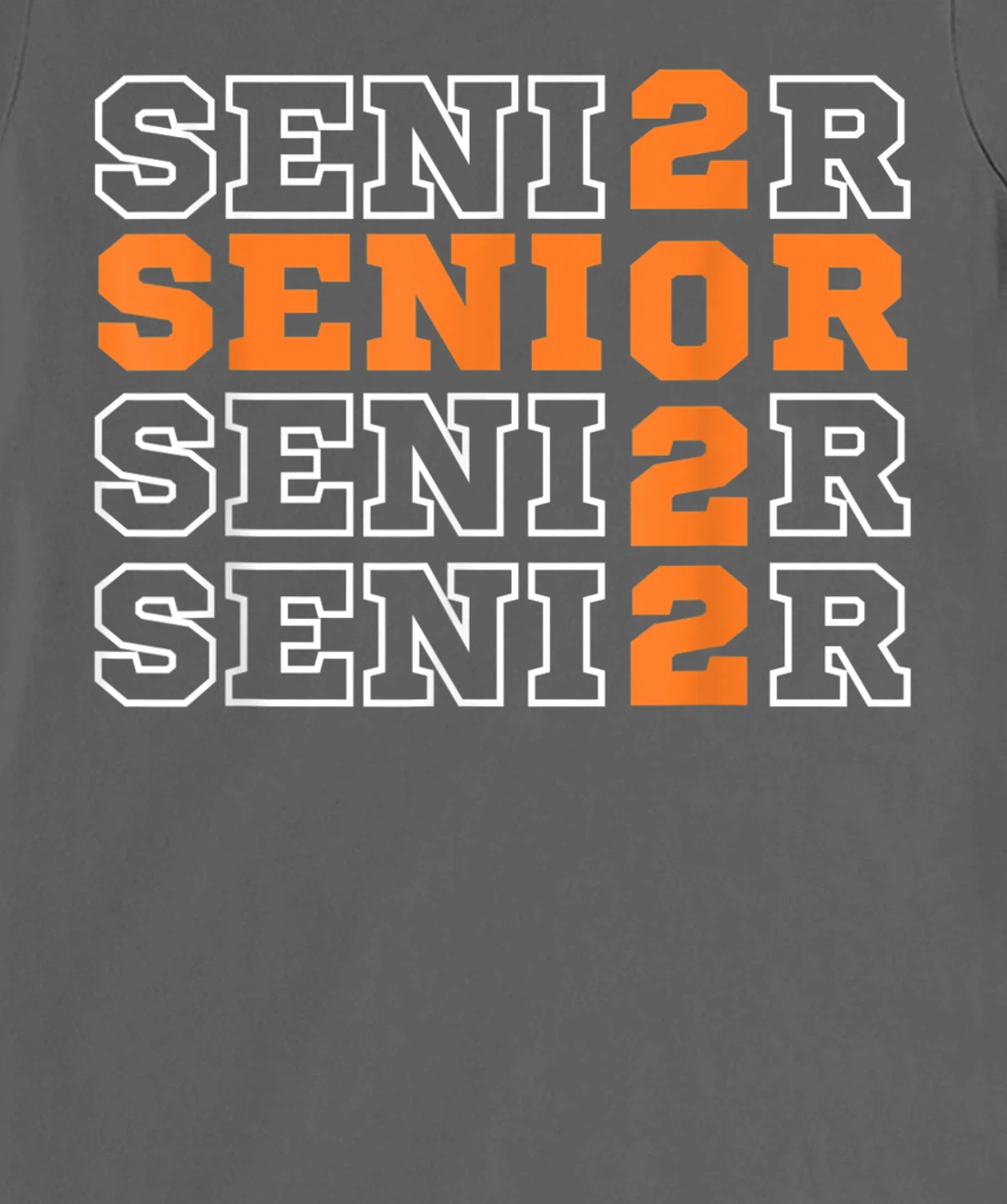 Senior Class of 2022 High School Graduation Classic Orange T-Shirt, Women T-Shirt