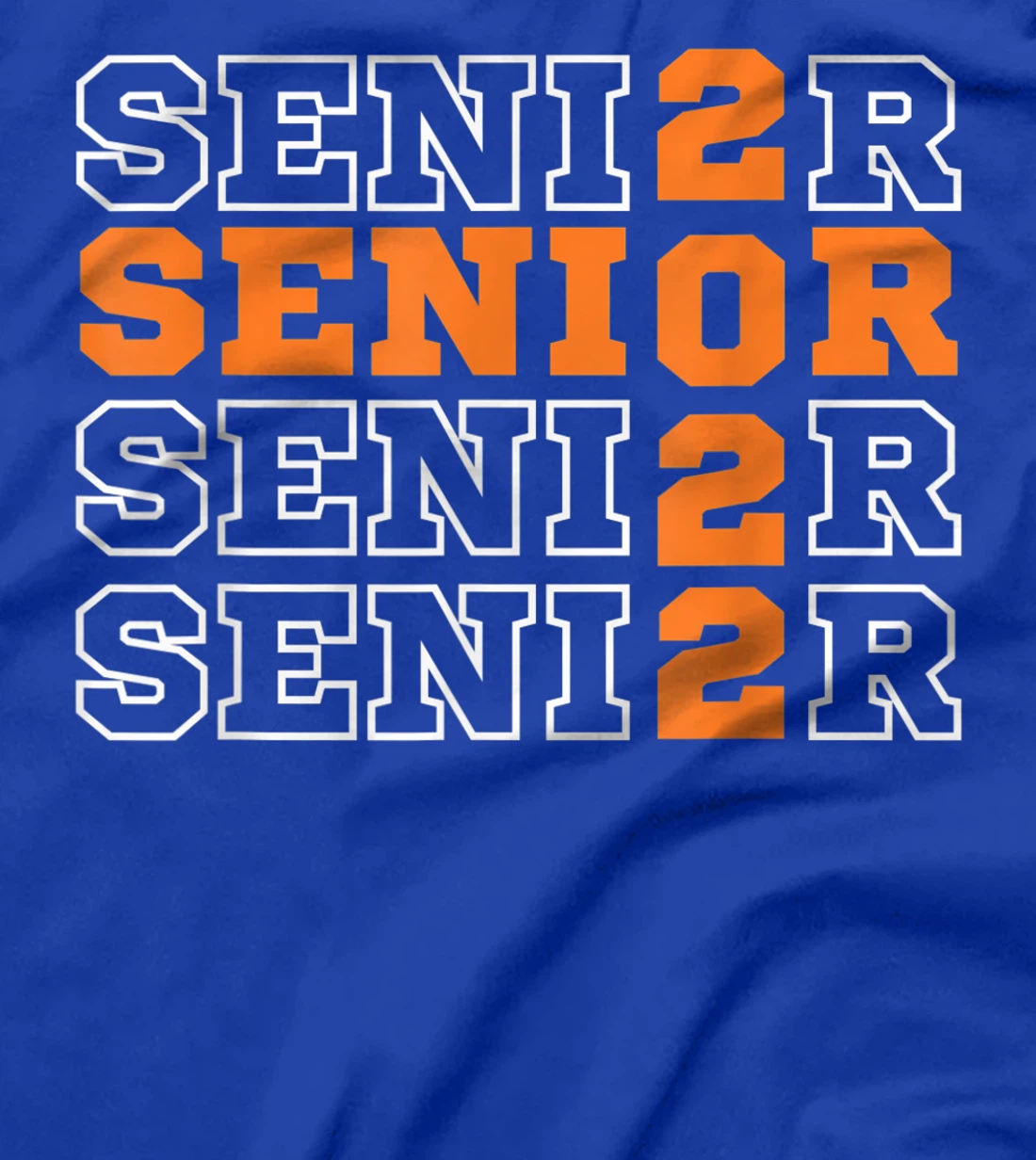 Senior Class of 2022 High School Graduation Classic Orange T-Shirt, Women T-Shirt