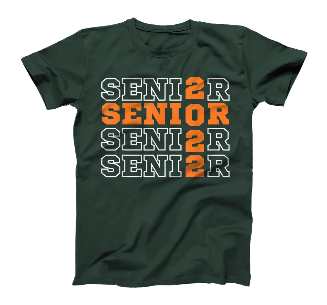 Senior Class of 2022 High School Graduation Classic Orange T-Shirt, Women T-Shirt
