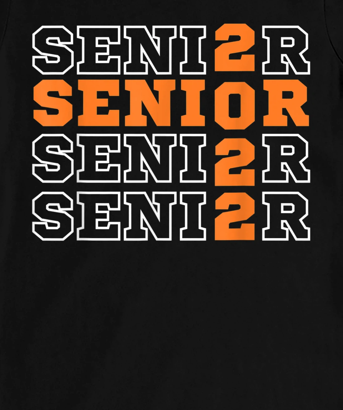 Senior Class of 2022 High School Graduation Classic Orange T-Shirt, Women T-Shirt