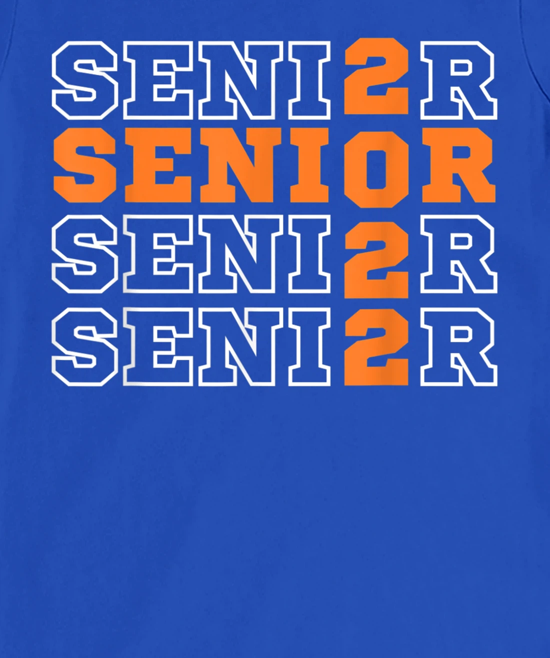 Senior Class of 2022 High School Graduation Classic Orange T-Shirt, Women T-Shirt