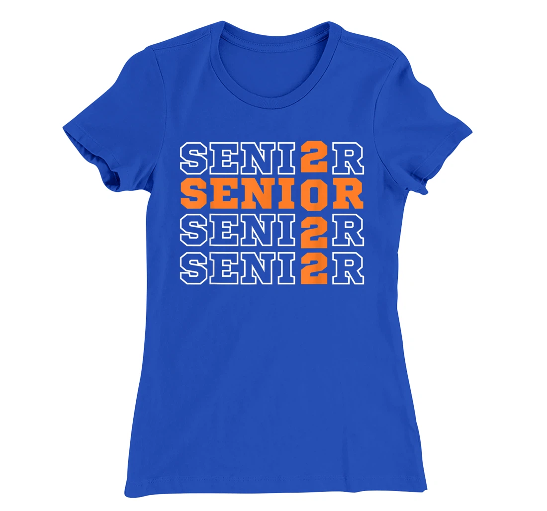 Senior Class of 2022 High School Graduation Classic Orange T-Shirt, Women T-Shirt