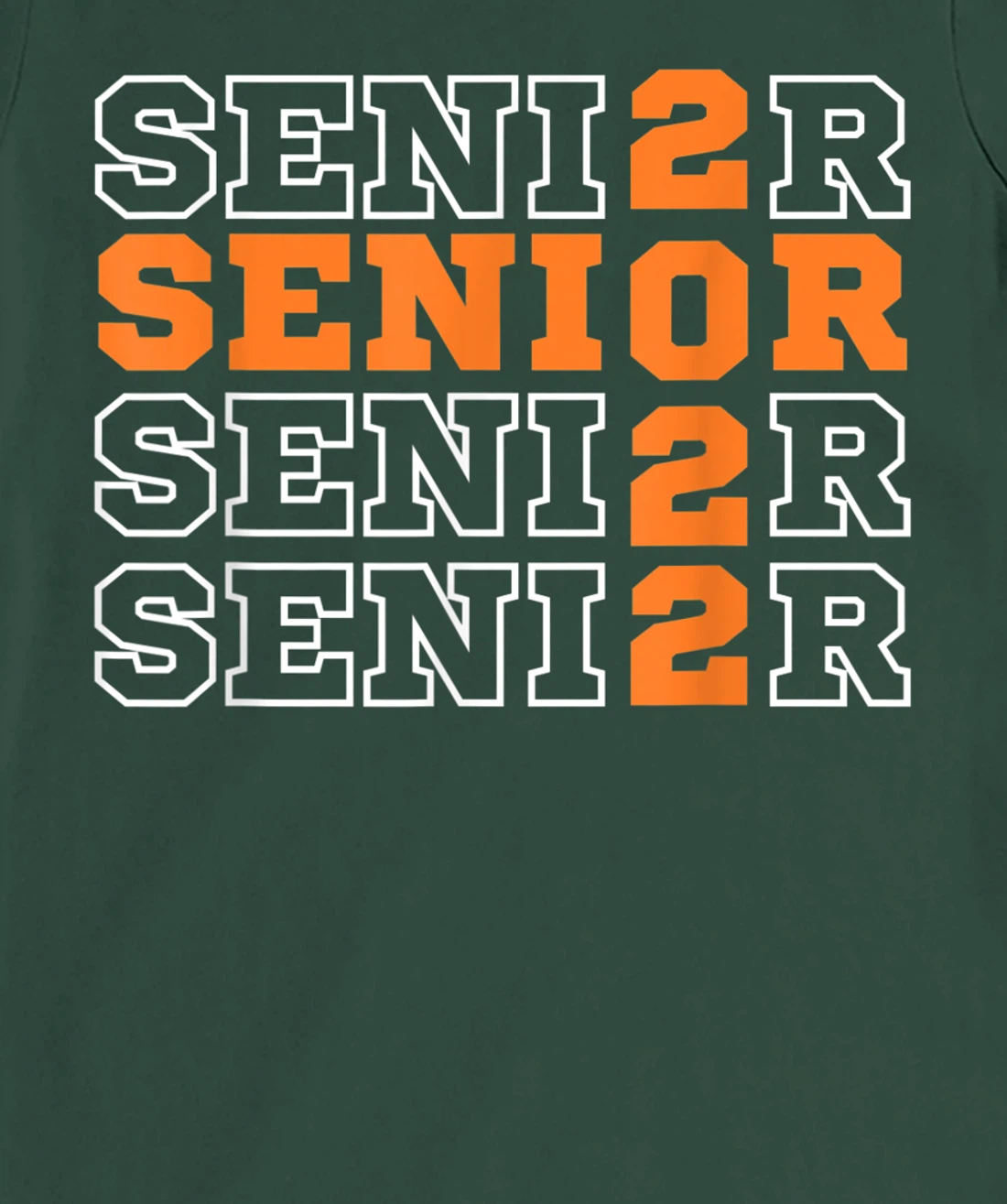 Senior Class of 2022 High School Graduation Classic Orange T-Shirt, Women T-Shirt