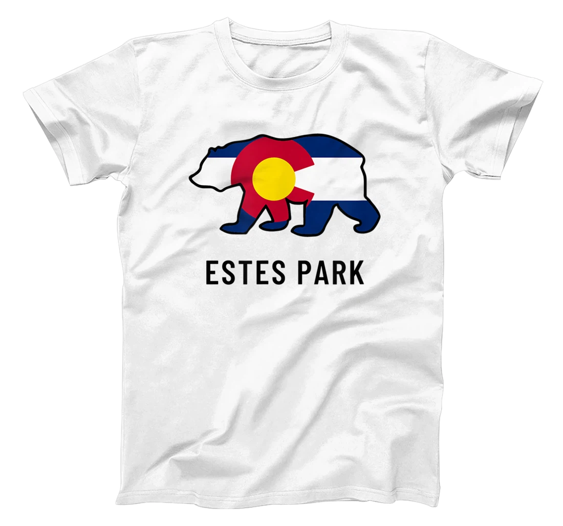 Estes Park Colorado Flag Bear Souvenir Tee Unisex T-Shirt, Kid T-Shirt and Women T-Shirt
