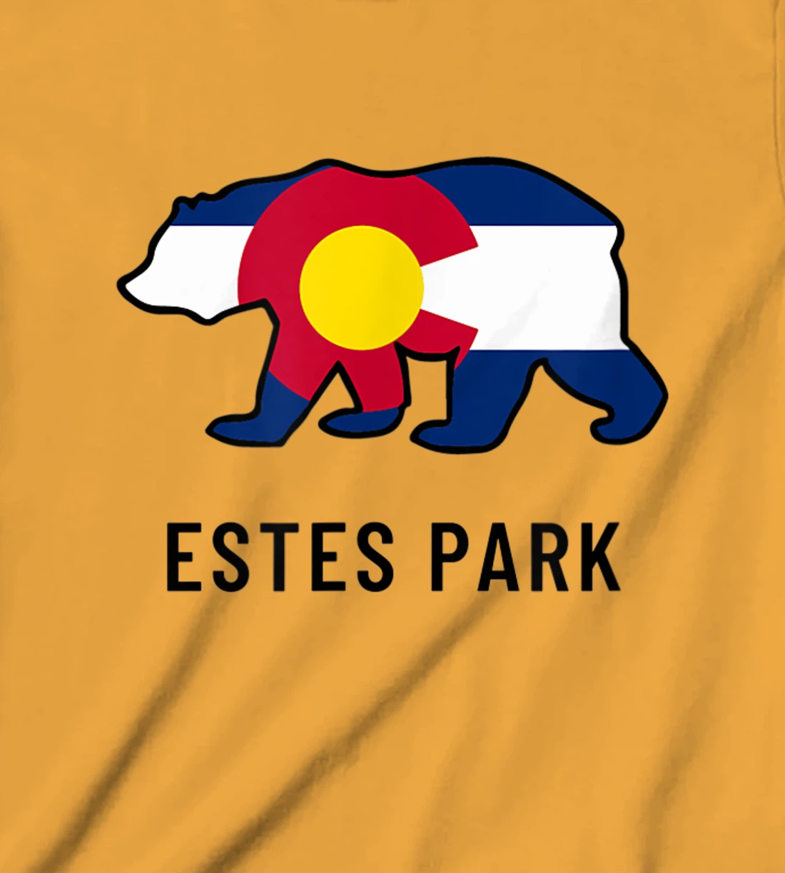 Estes Park Colorado Flag Bear Souvenir Tee Unisex T-Shirt, Kid T-Shirt and Women T-Shirt