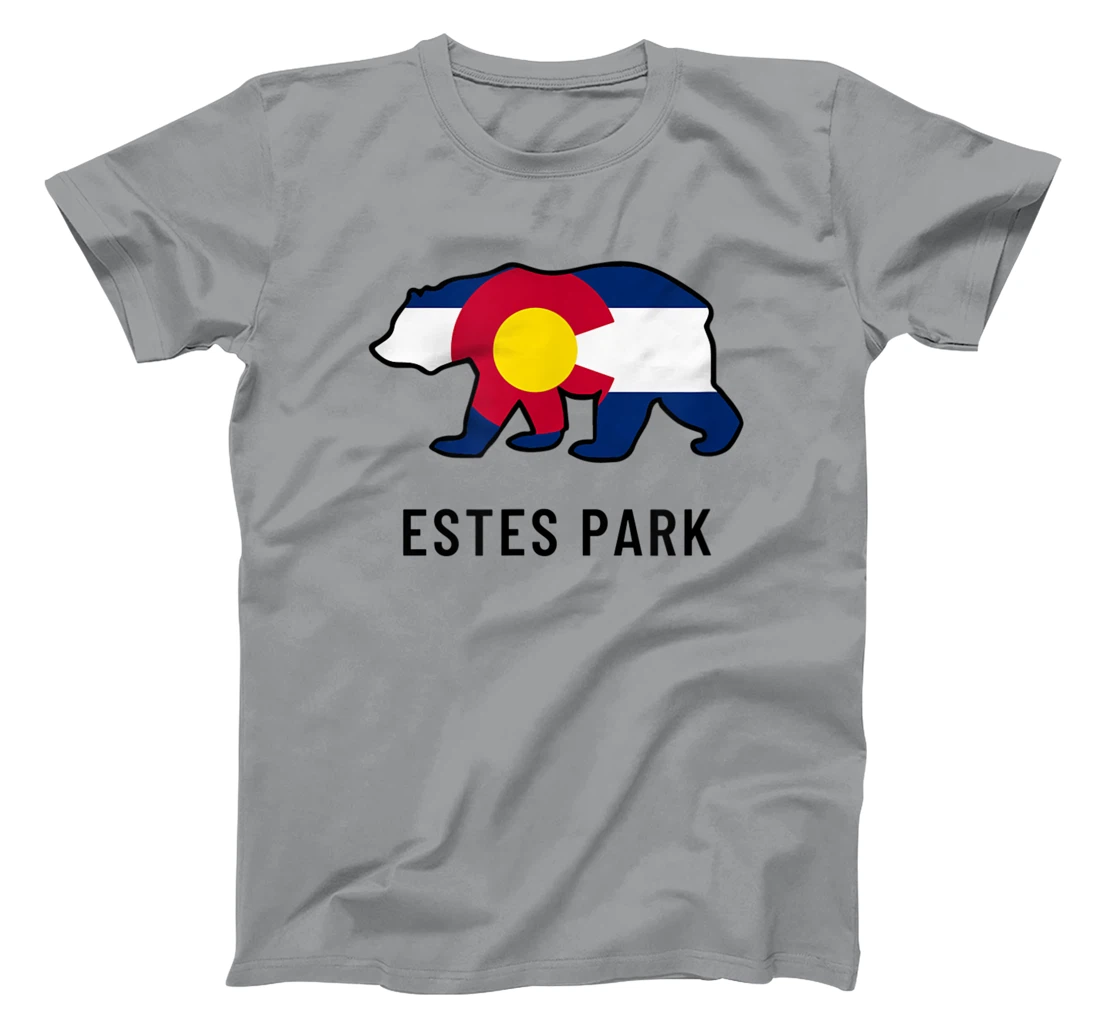 Estes Park Colorado Flag Bear Souvenir Tee Unisex T-Shirt, Kid T-Shirt and Women T-Shirt