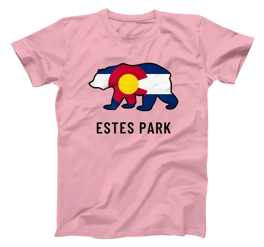 Estes Park Colorado Flag Bear Souvenir Tee Unisex T-Shirt, Kid T-Shirt and Women T-Shirt