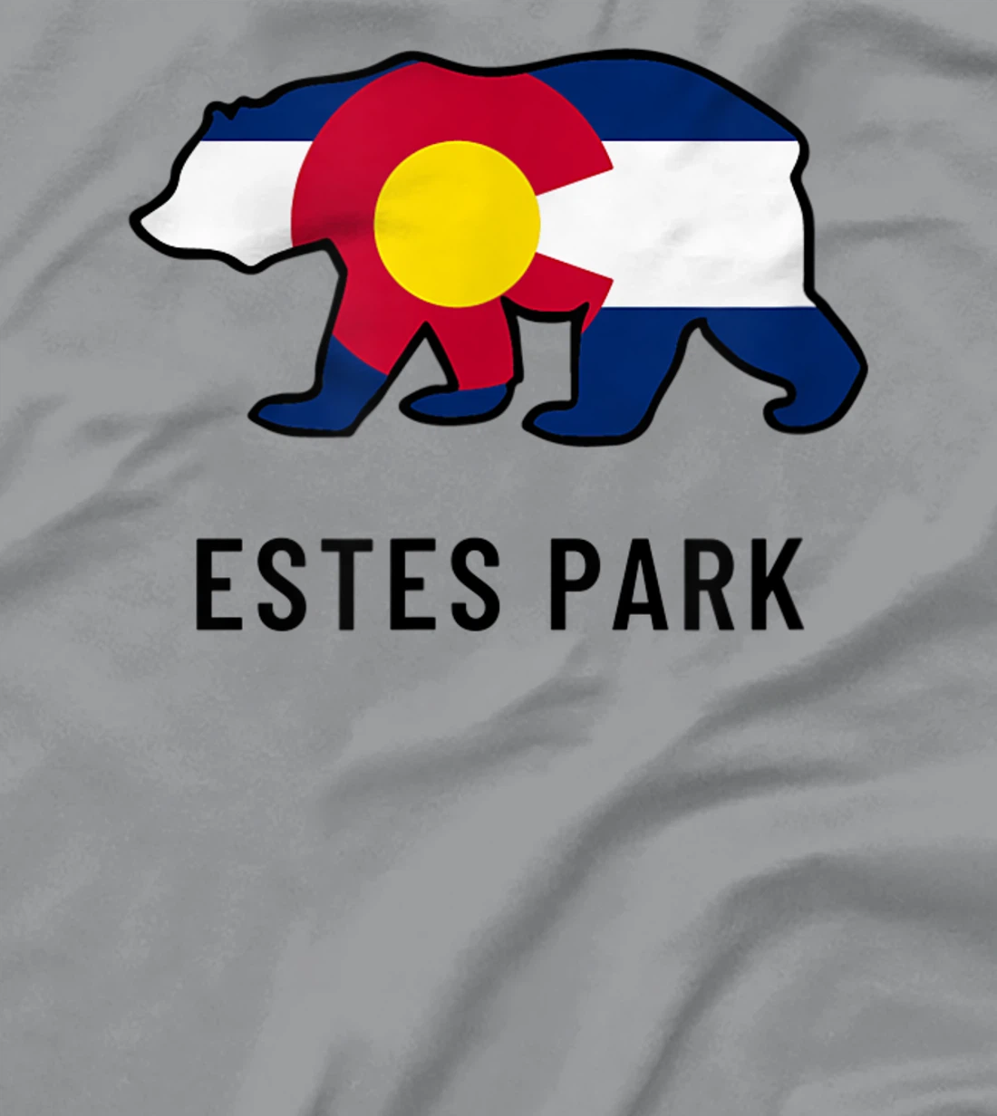 Estes Park Colorado Flag Bear Souvenir Tee Unisex T-Shirt, Kid T-Shirt and Women T-Shirt