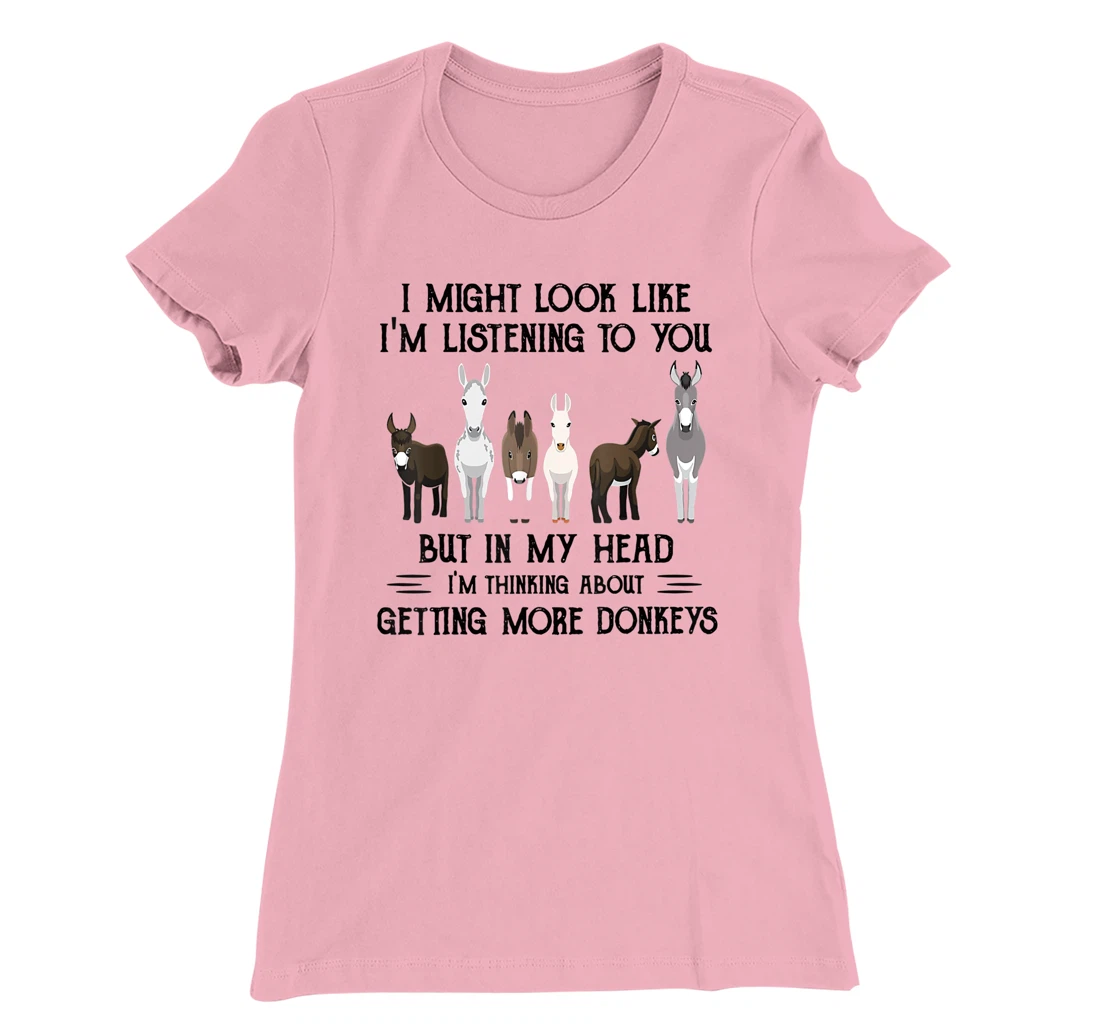 Womens I Might Look Like I'm Listening To You But In My Head T-Shirt, Women T-Shirt