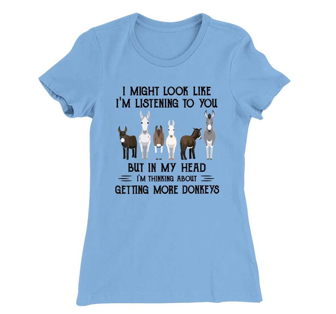 Womens I Might Look Like I'm Listening To You But In My Head T-Shirt, Women T-Shirt
