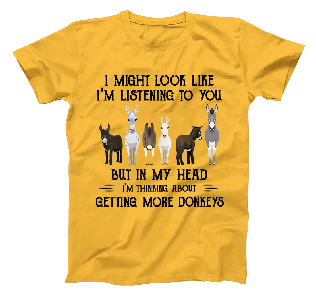 Womens I Might Look Like I'm Listening To You But In My Head T-Shirt, Women T-Shirt