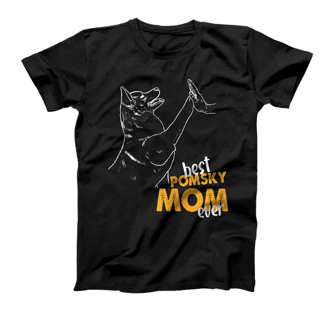 Best Pomsky Mom Ever Dog Pomsky Mom Pomsky T-Shirt, Women T-Shirt