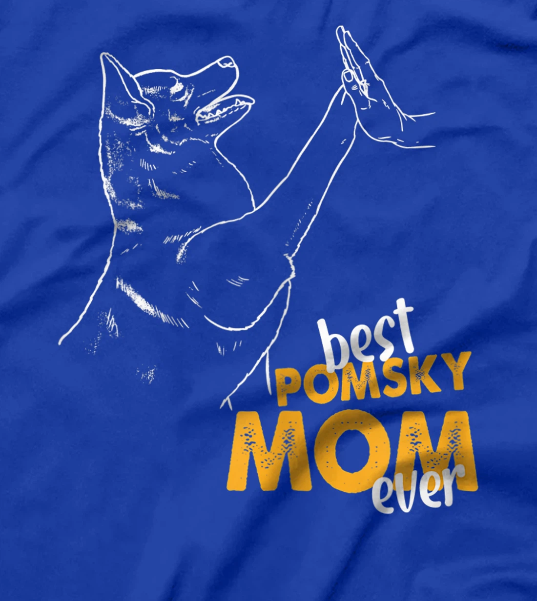 Best Pomsky Mom Ever Dog Pomsky Mom Pomsky T-Shirt, Women T-Shirt