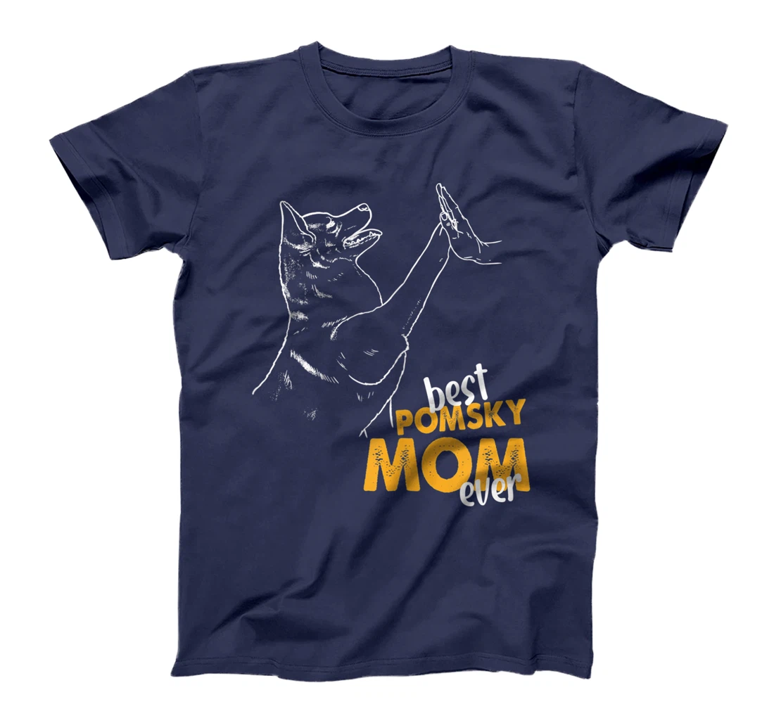 Best Pomsky Mom Ever Dog Pomsky Mom Pomsky T-Shirt, Women T-Shirt