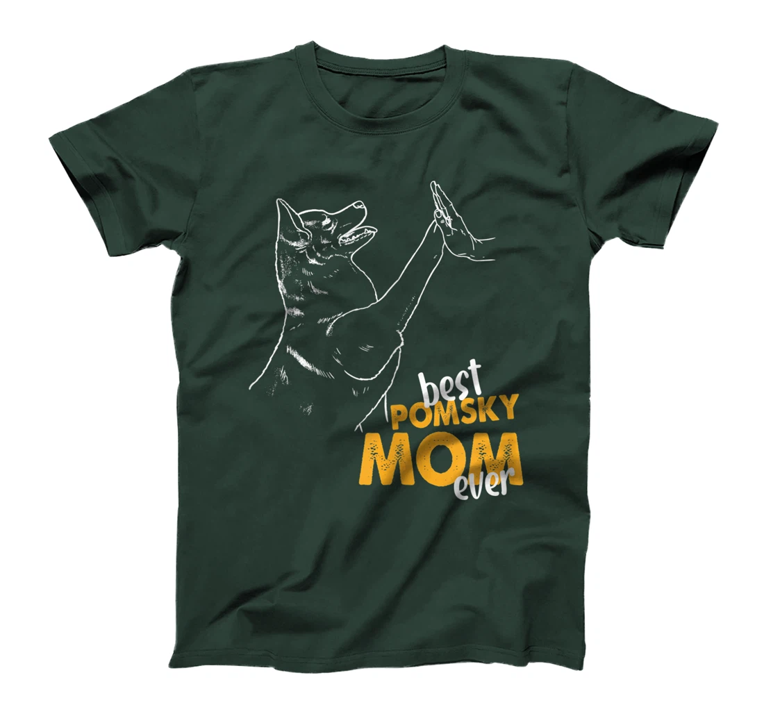 Best Pomsky Mom Ever Dog Pomsky Mom Pomsky T-Shirt, Women T-Shirt