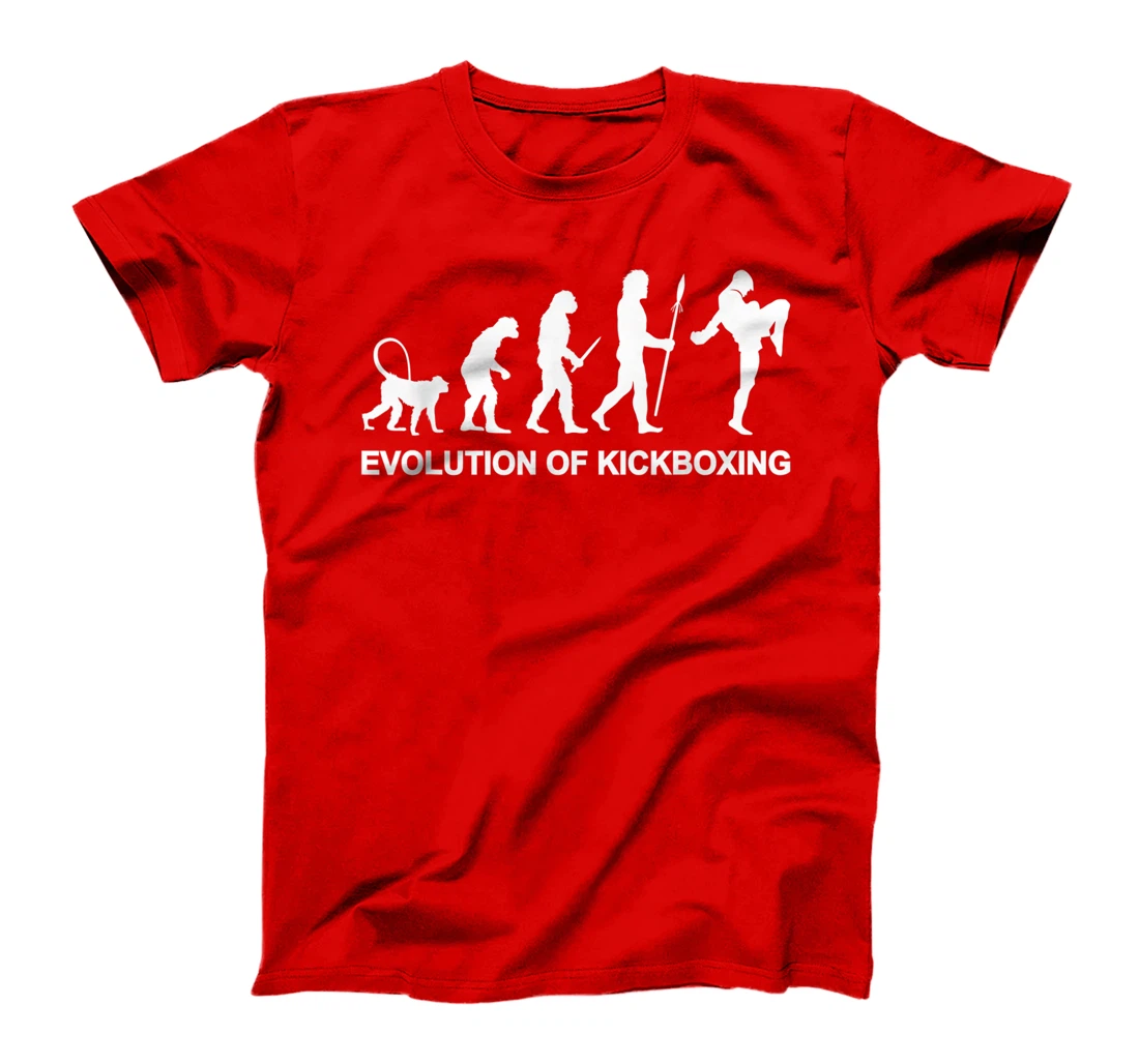 Evolution of Kickboxing Combat Sports Martial Arts Kickboxer T-Shirt, Women T-Shirt