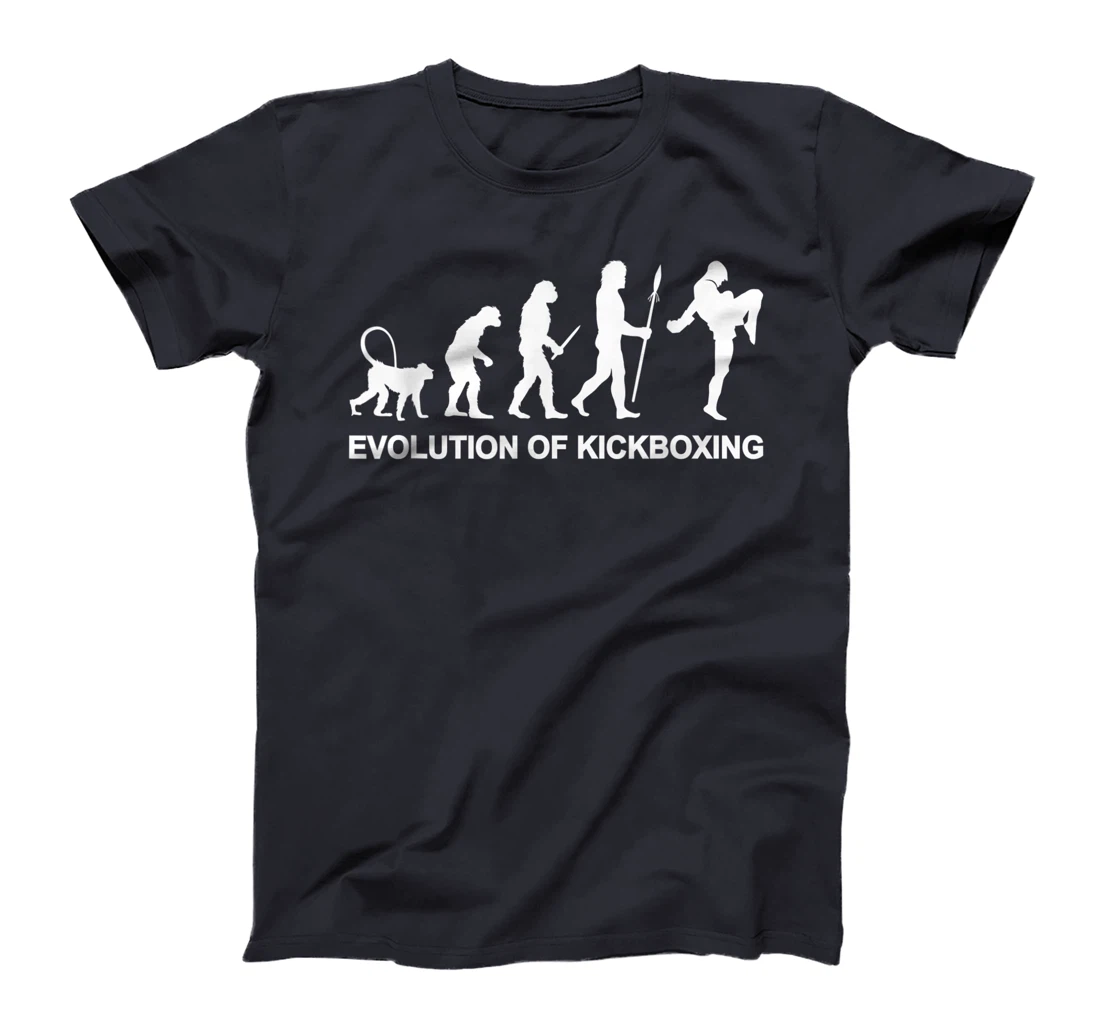 Evolution of Kickboxing Combat Sports Martial Arts Kickboxer T-Shirt, Women T-Shirt