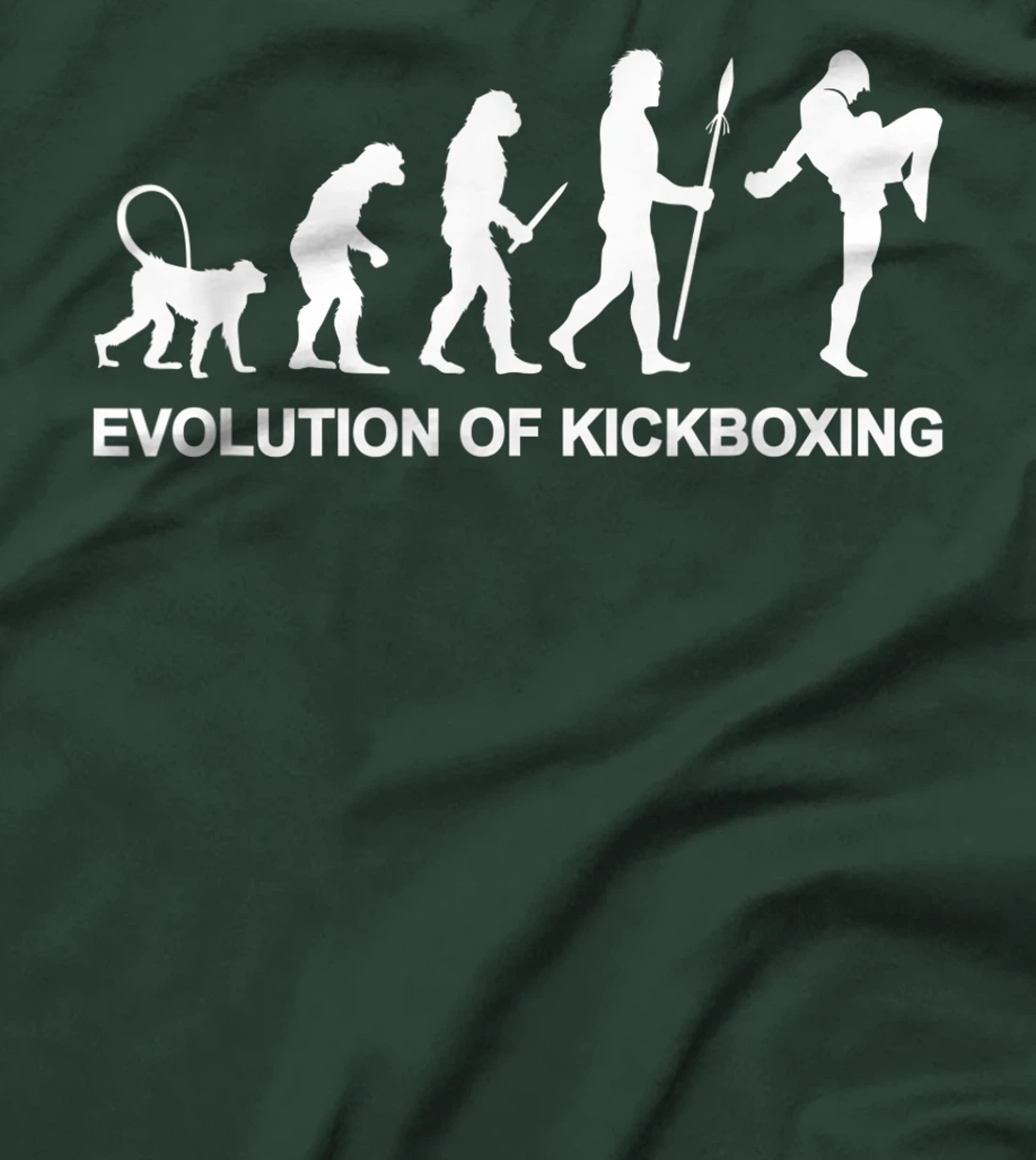 Evolution of Kickboxing Combat Sports Martial Arts Kickboxer T-Shirt, Women T-Shirt
