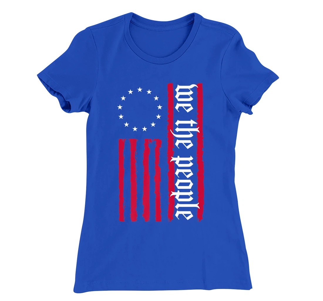 We The People American Flag T-Shirt, Women T-Shirt