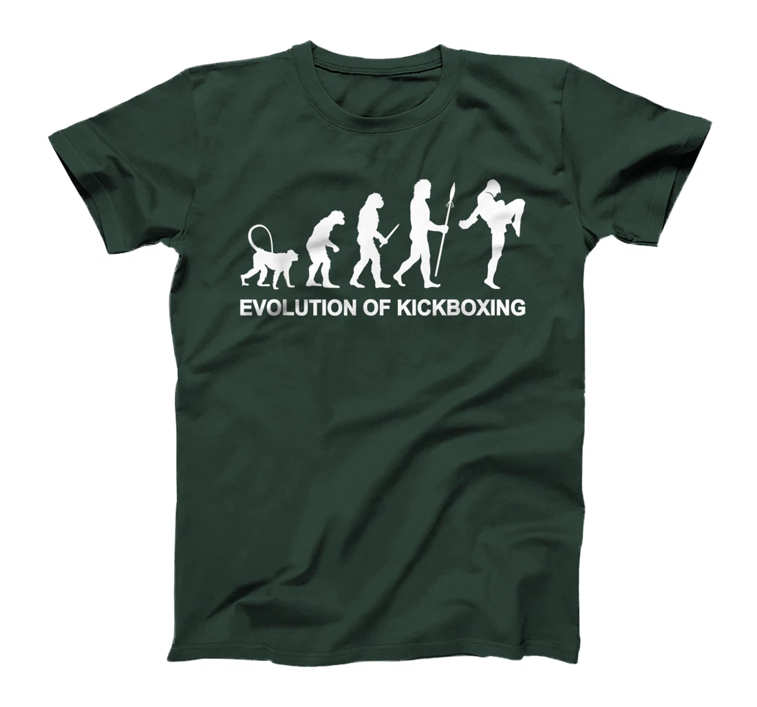 Evolution of Kickboxing Combat Sports Martial Arts Kickboxer T-Shirt, Women T-Shirt