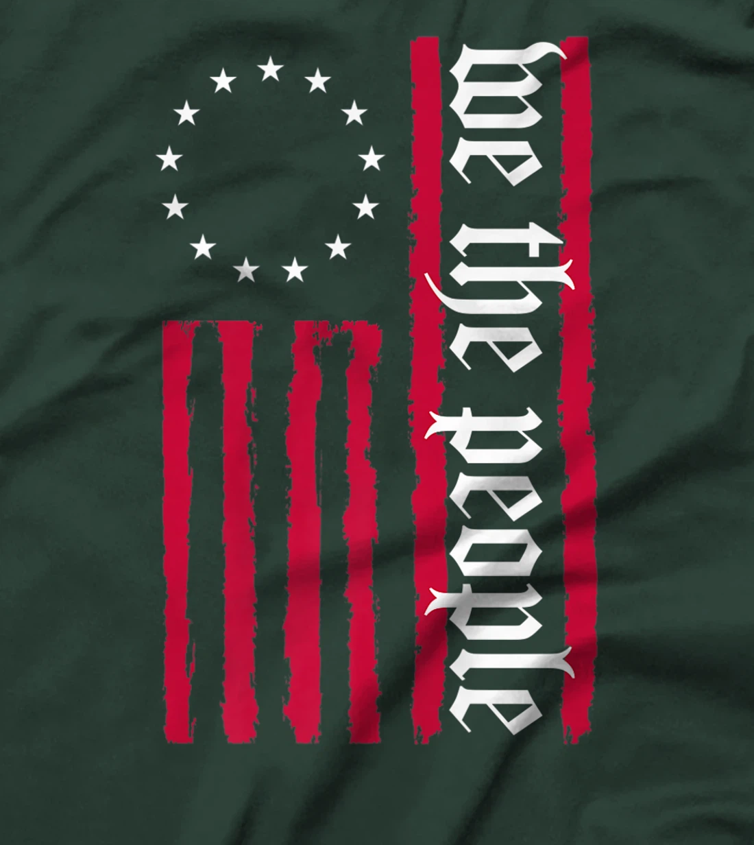 We The People American Flag T-Shirt, Women T-Shirt