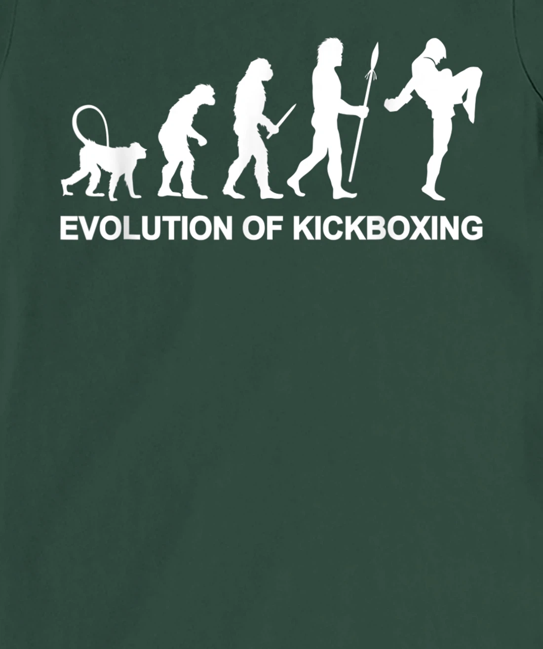 Evolution of Kickboxing Combat Sports Martial Arts Kickboxer T-Shirt, Women T-Shirt