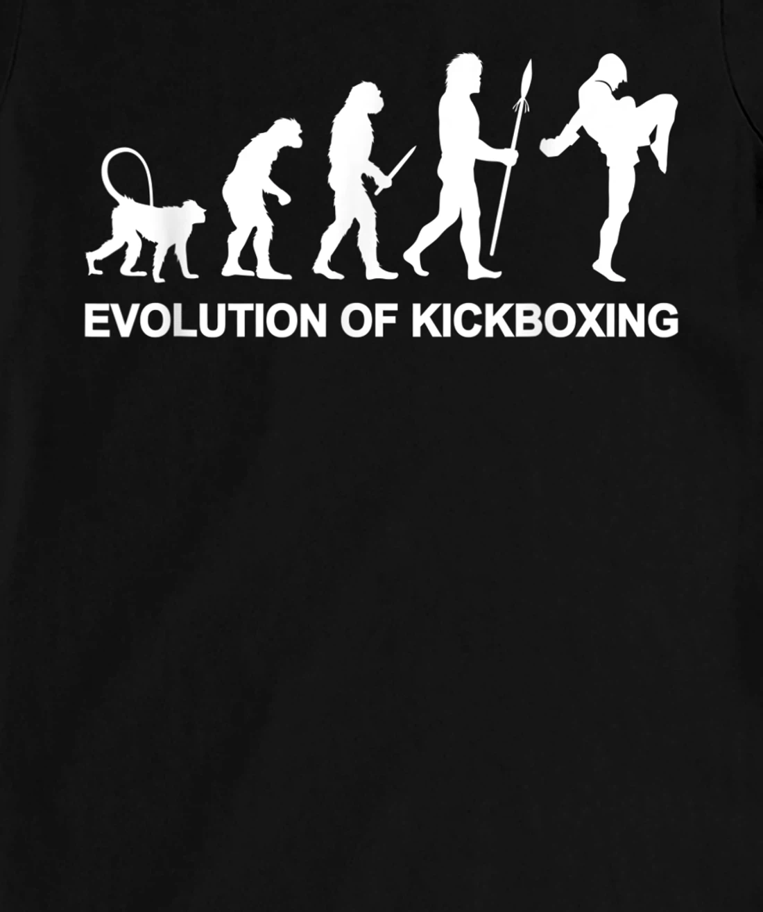 Evolution of Kickboxing Combat Sports Martial Arts Kickboxer T-Shirt, Women T-Shirt