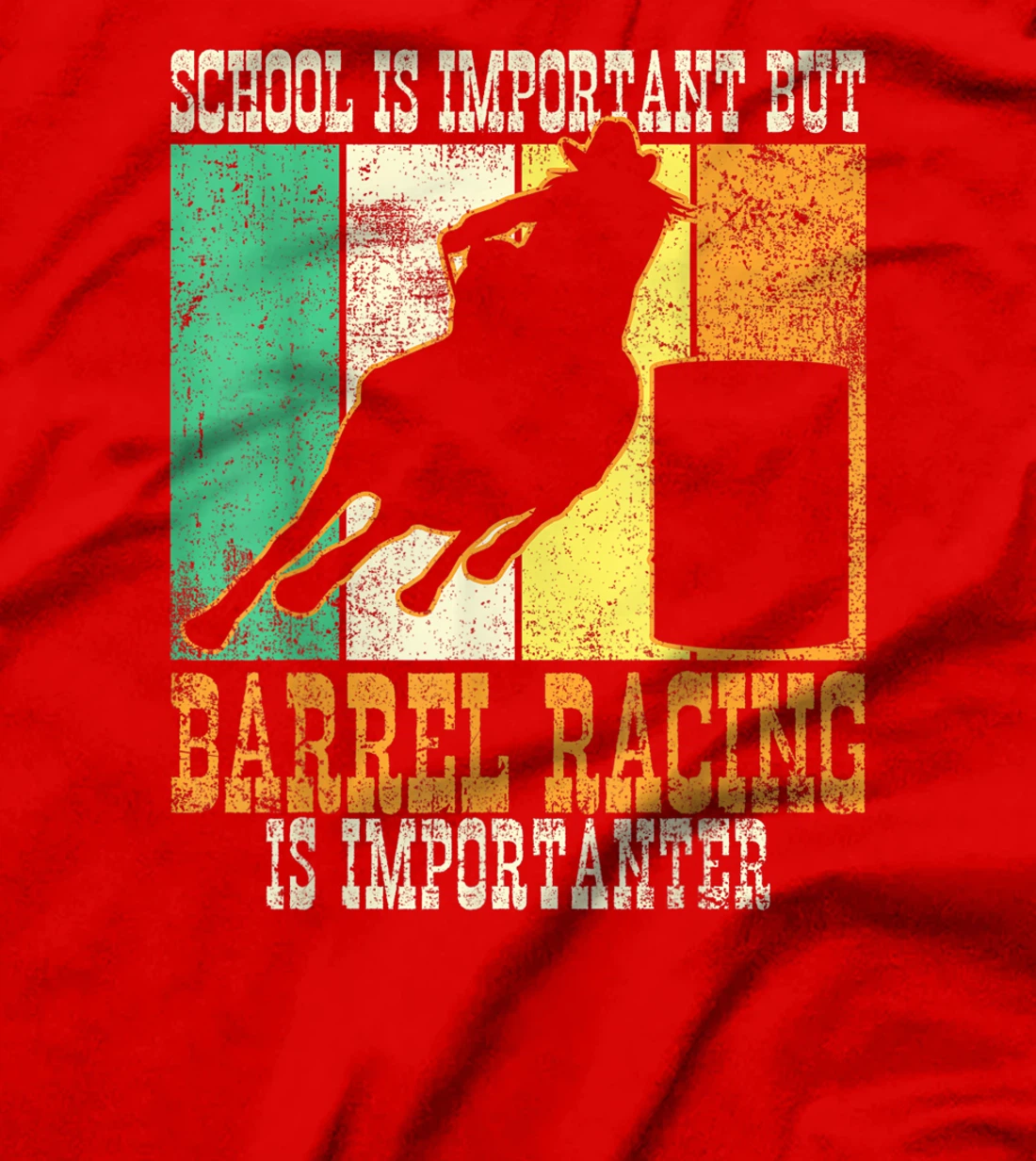 Barrel Racing Barrel Race Horse Racer Rodeo T-Shirt, Kid T-Shirt and Women T-Shirt