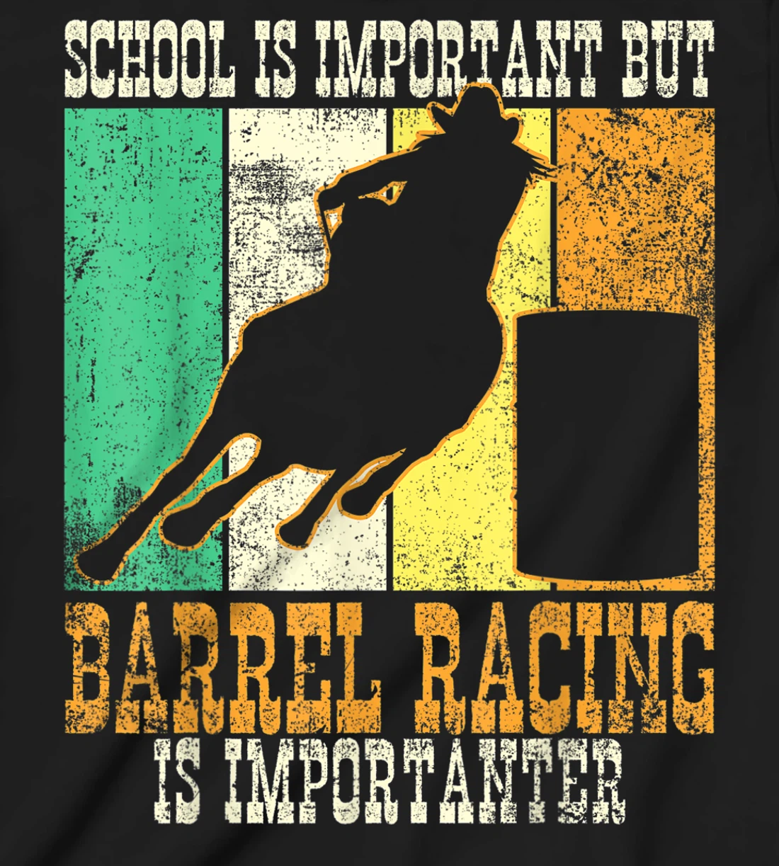 Barrel Racing Barrel Race Horse Racer Rodeo T-Shirt, Kid T-Shirt and Women T-Shirt