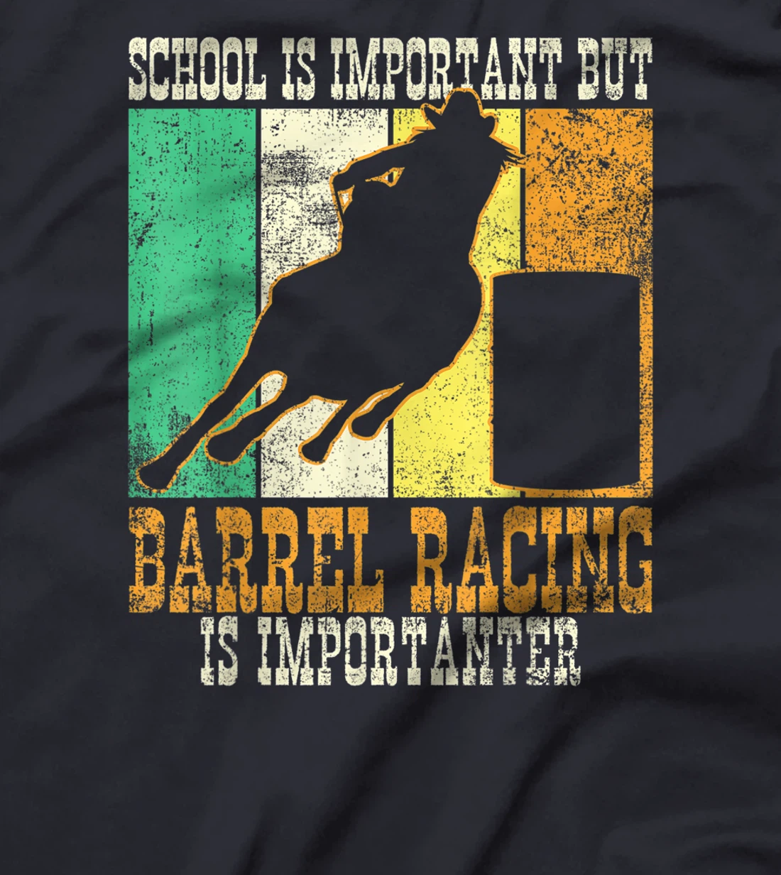 Barrel Racing Barrel Race Horse Racer Rodeo T-Shirt, Kid T-Shirt and Women T-Shirt