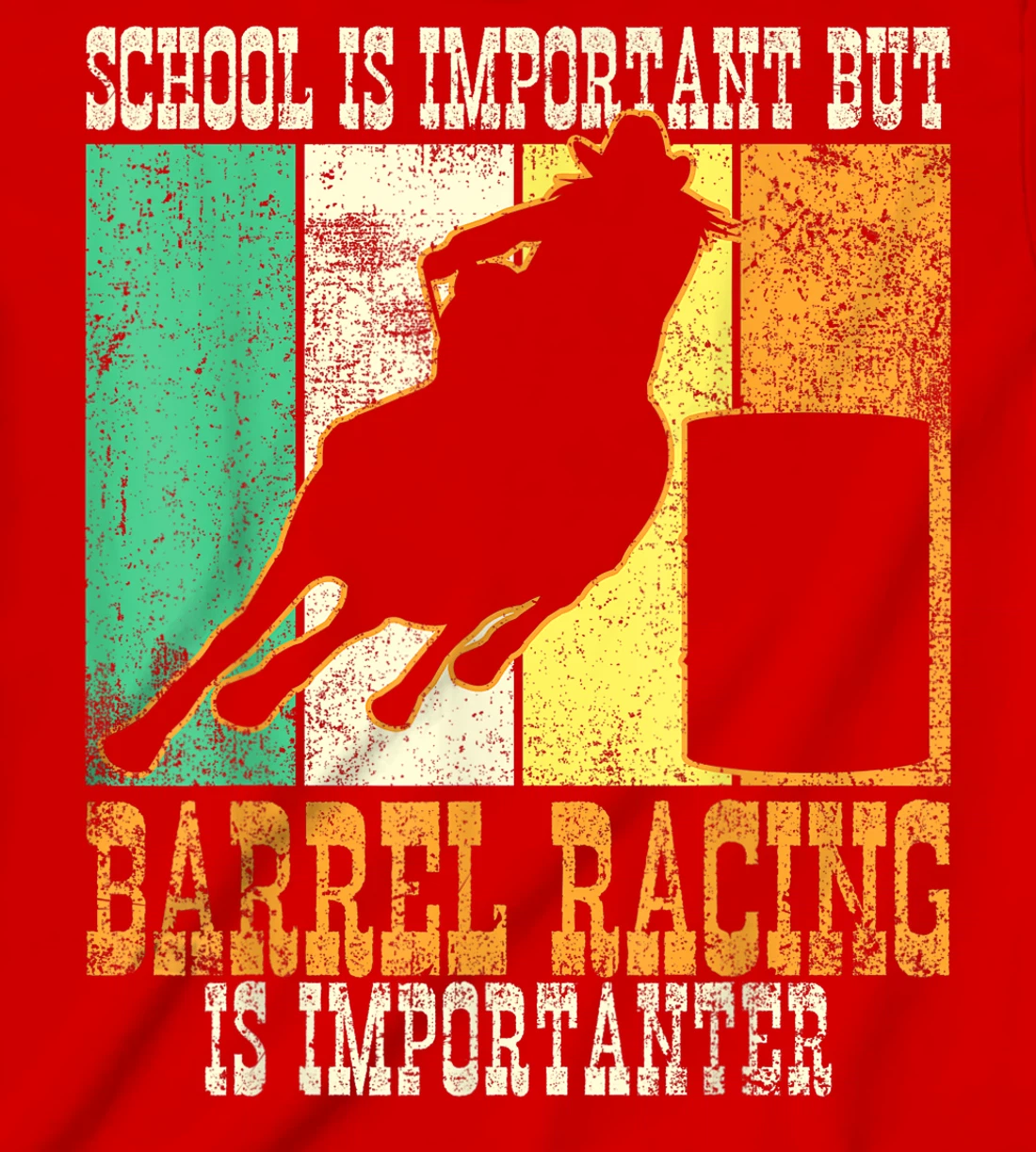 Barrel Racing Barrel Race Horse Racer Rodeo T-Shirt, Kid T-Shirt and Women T-Shirt