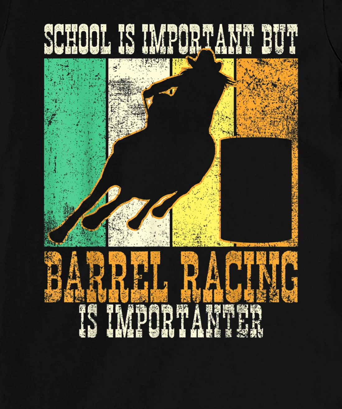 Barrel Racing Barrel Race Horse Racer Rodeo T-Shirt, Kid T-Shirt and Women T-Shirt