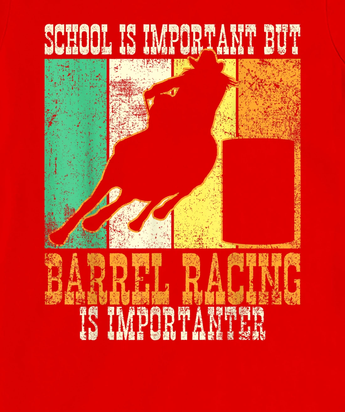 Barrel Racing Barrel Race Horse Racer Rodeo T-Shirt, Kid T-Shirt and Women T-Shirt