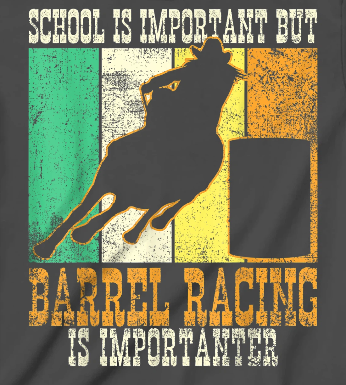 Barrel Racing Barrel Race Horse Racer Rodeo T-Shirt, Kid T-Shirt and Women T-Shirt