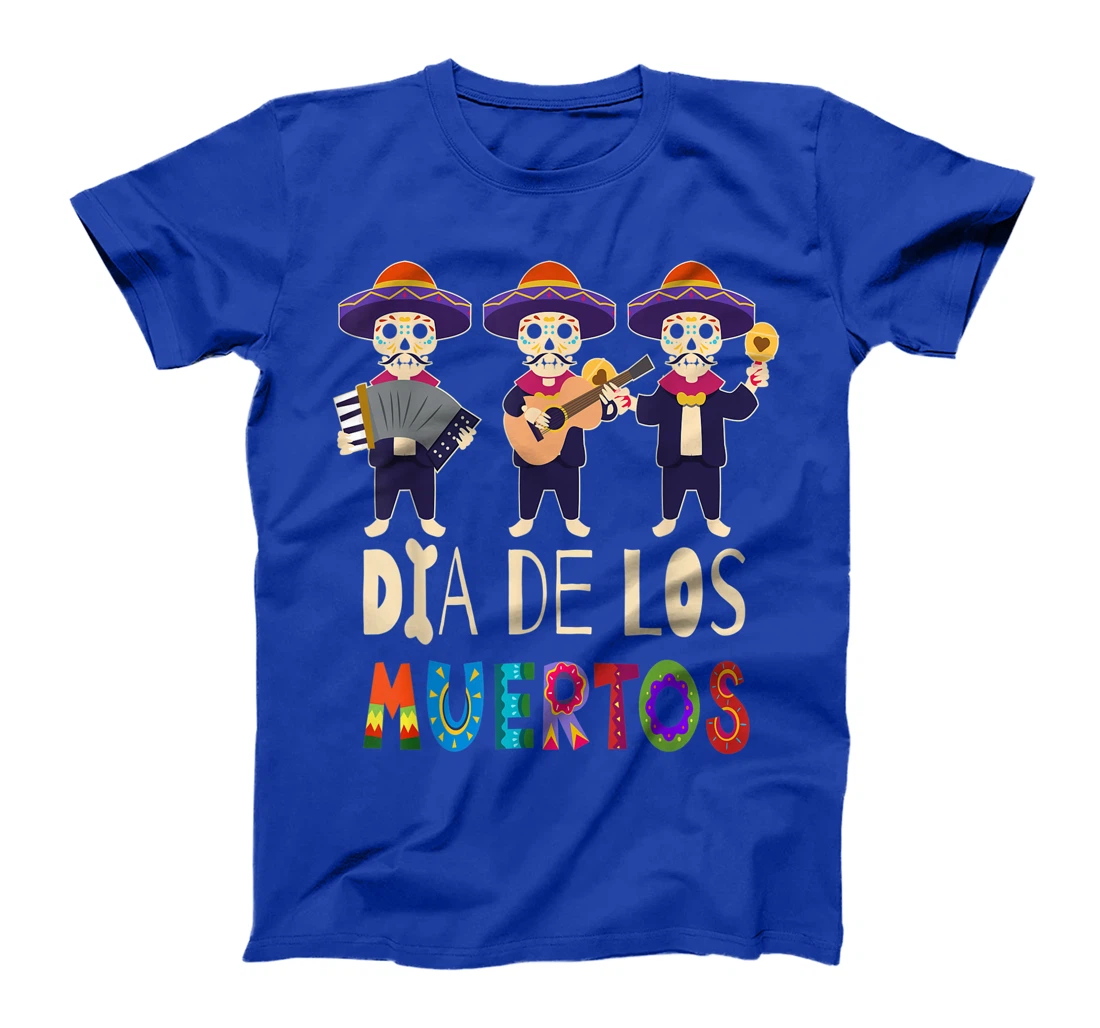 Guitar Sugar Skull Day Of Death Dia De Los Muertos 2021 T-Shirt, Kid T-Shirt and Women T-Shirt