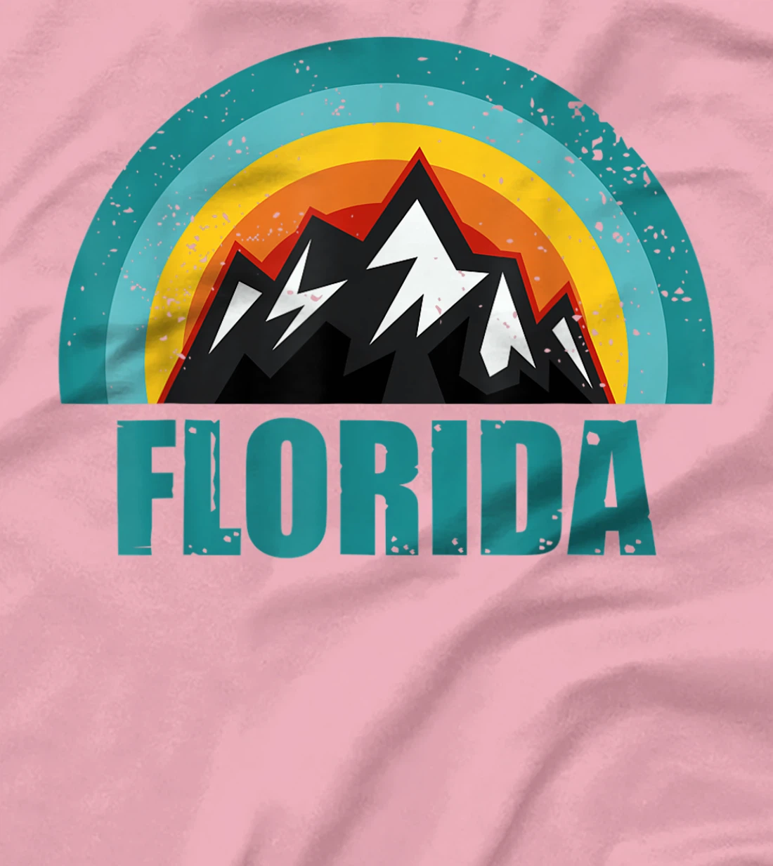 Womens Florida Retro Sunset Gifts American States T-Shirt, Kid T-Shirt and Women T-Shirt