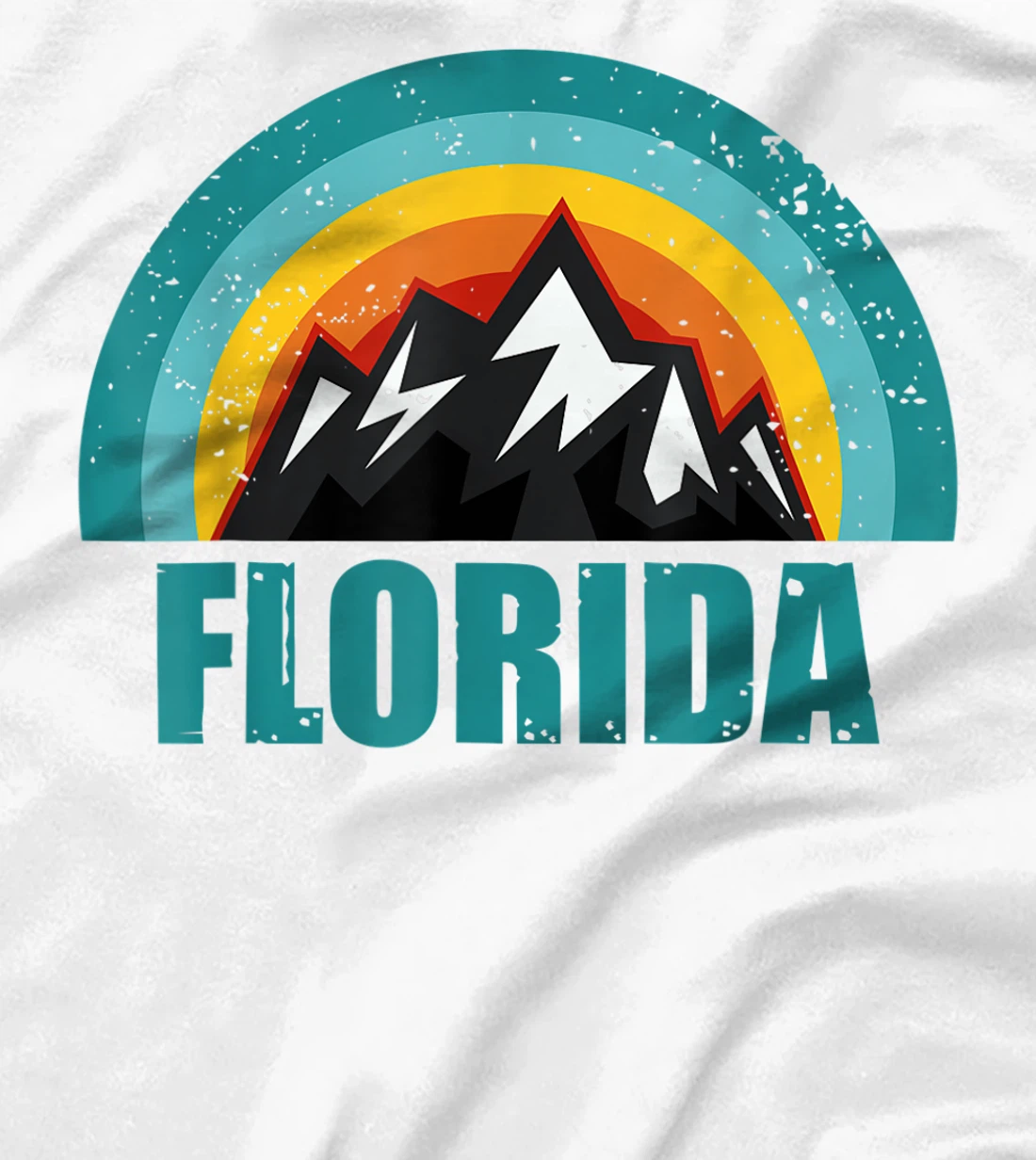 Womens Florida Retro Sunset Gifts American States T-Shirt, Kid T-Shirt and Women T-Shirt
