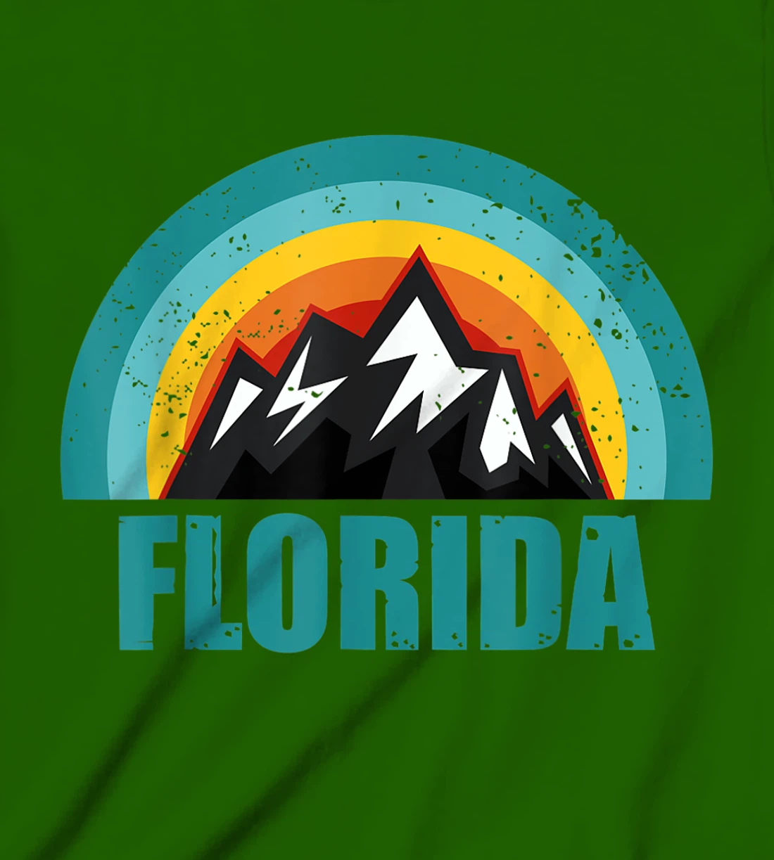 Womens Florida Retro Sunset Gifts American States T-Shirt, Kid T-Shirt and Women T-Shirt