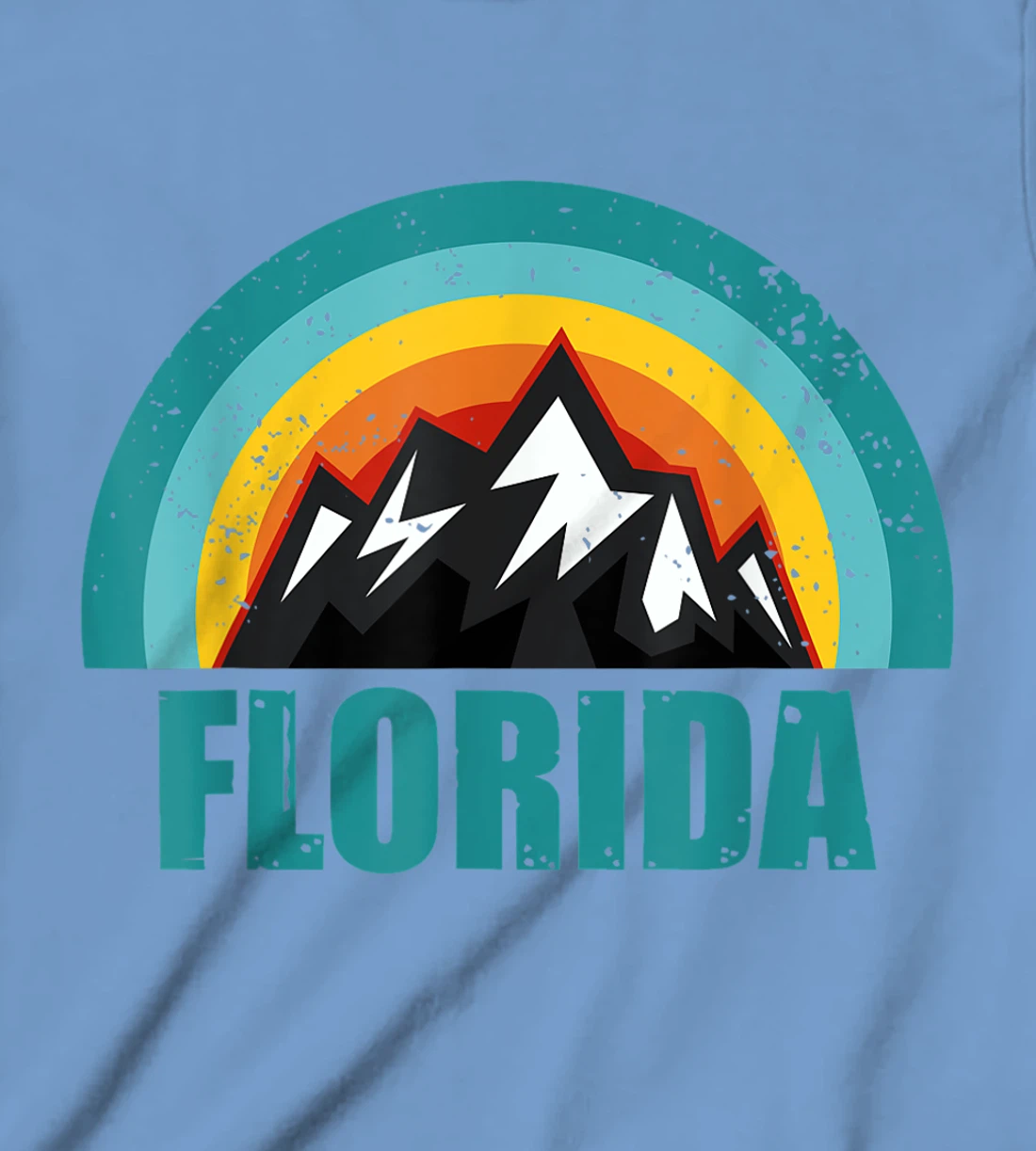 Womens Florida Retro Sunset Gifts American States T-Shirt, Kid T-Shirt and Women T-Shirt