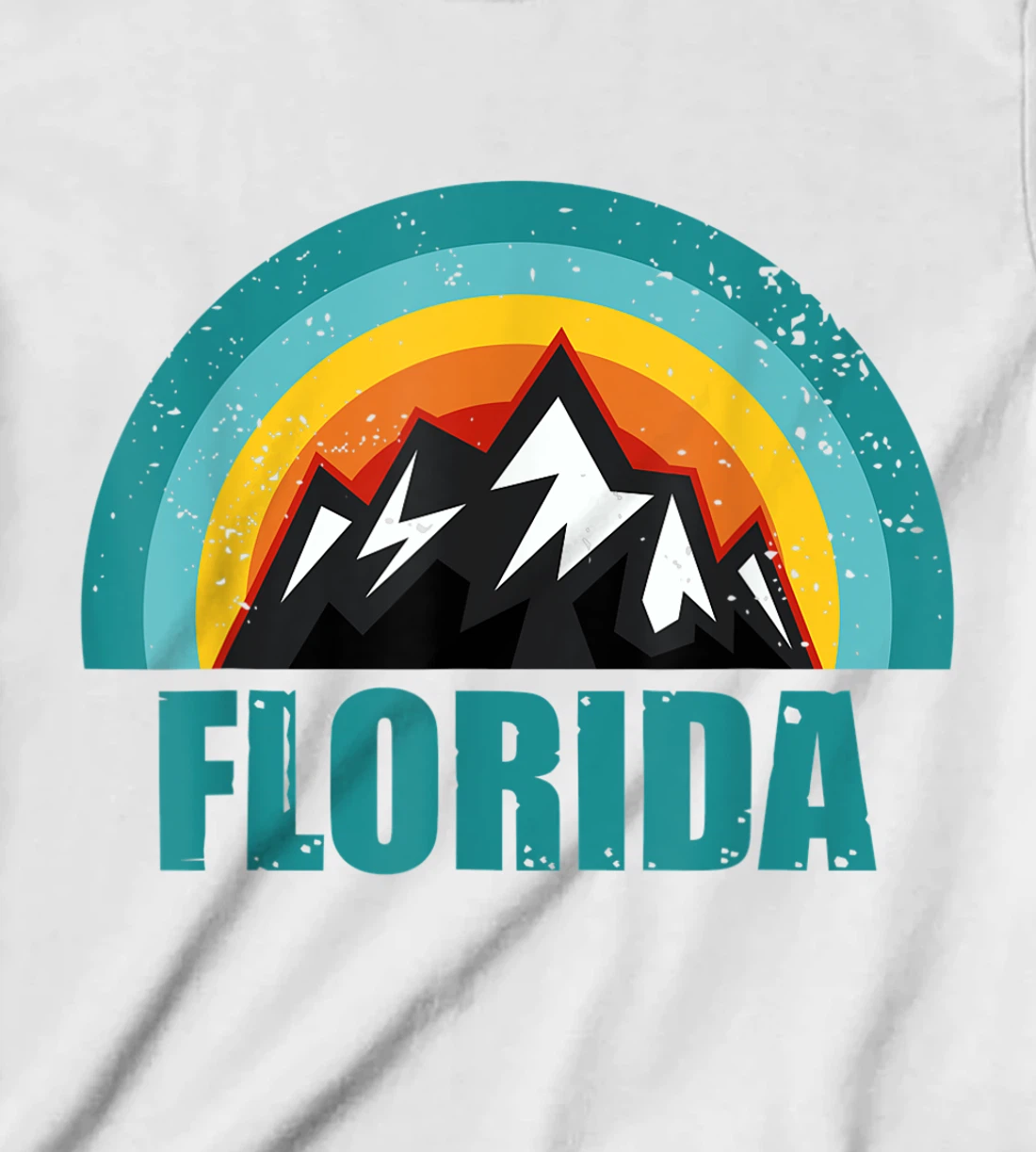 Womens Florida Retro Sunset Gifts American States T-Shirt, Kid T-Shirt and Women T-Shirt