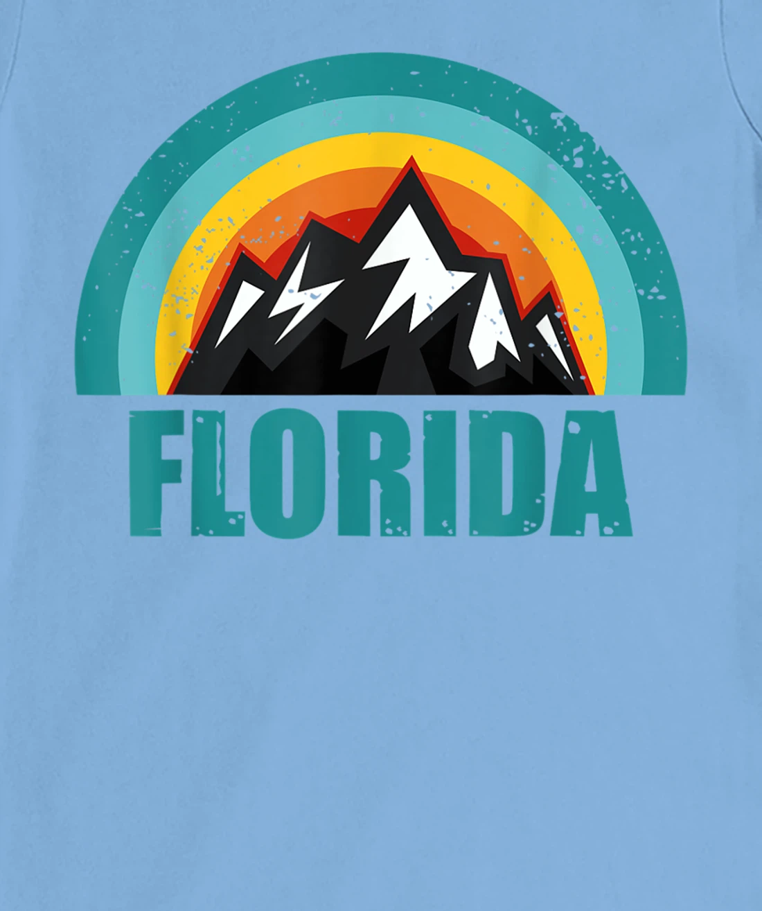 Womens Florida Retro Sunset Gifts American States T-Shirt, Kid T-Shirt and Women T-Shirt
