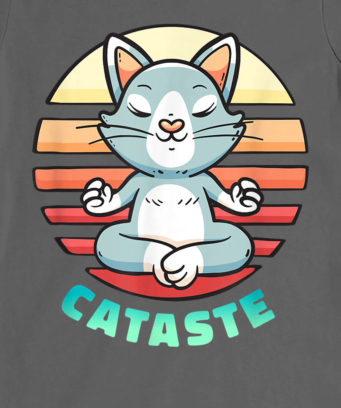 Funny Yoga Cat - Catataste T-Shirt, Women T-Shirt