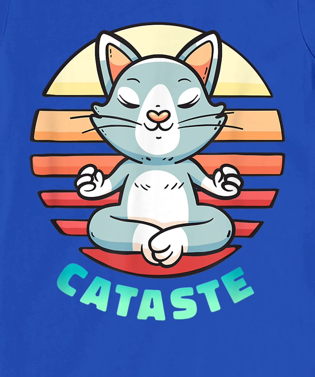 Funny Yoga Cat - Catataste T-Shirt, Women T-Shirt