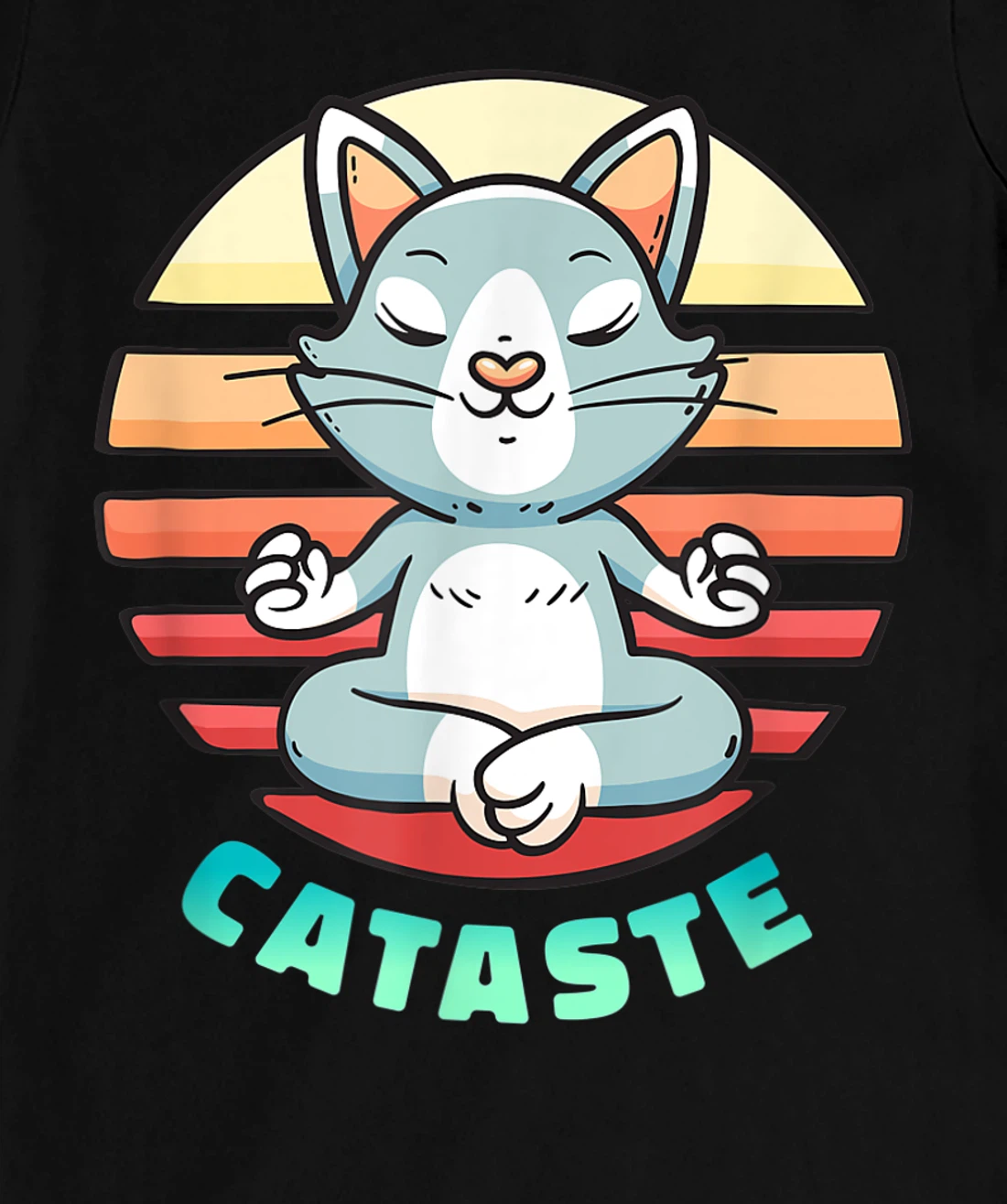 Funny Yoga Cat - Catataste T-Shirt, Women T-Shirt