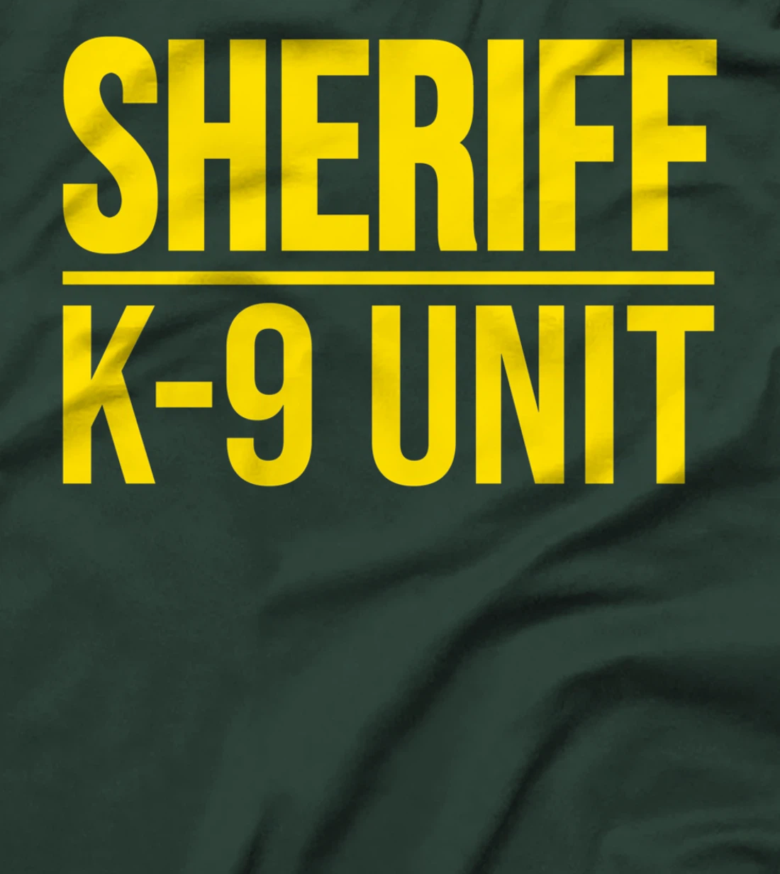 SHERIFF K-9 UNIT POLICE DOG UNIFORM OFFICER COSTUME T-Shirt