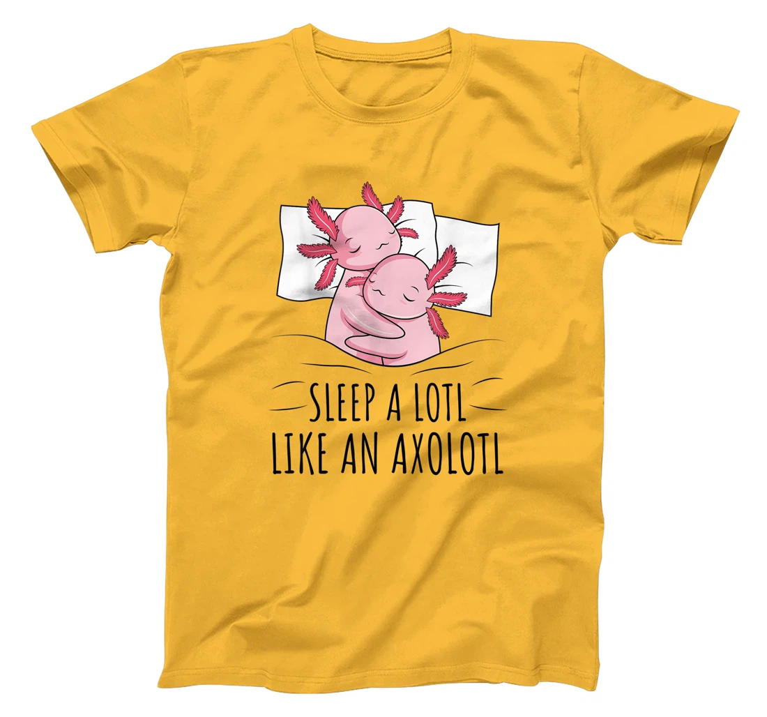 Sleeping Axolotl Lover Pyjamas Napping T-Shirt, Kid T-Shirt and Women T-Shirt