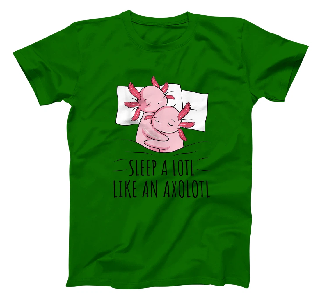 Sleeping Axolotl Lover Pyjamas Napping T-Shirt, Kid T-Shirt and Women T-Shirt