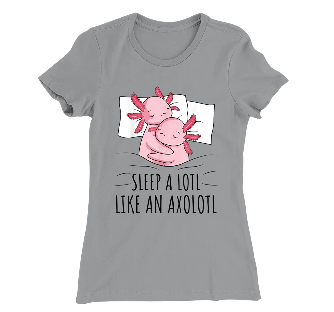 Sleeping Axolotl Lover Pyjamas Napping T-Shirt, Kid T-Shirt and Women T-Shirt