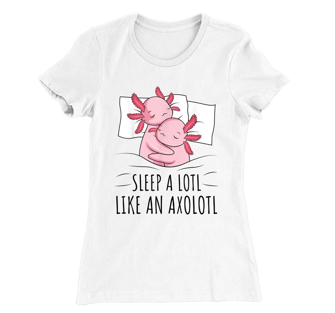 Sleeping Axolotl Lover Pyjamas Napping T-Shirt, Kid T-Shirt and Women T-Shirt