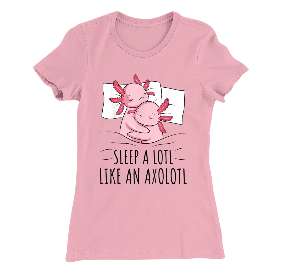 Sleeping Axolotl Lover Pyjamas Napping T-Shirt, Kid T-Shirt and Women T-Shirt